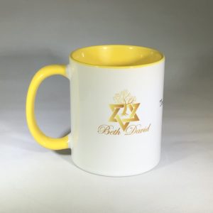 Beth David Coffee Mug 11 oz. Yellow