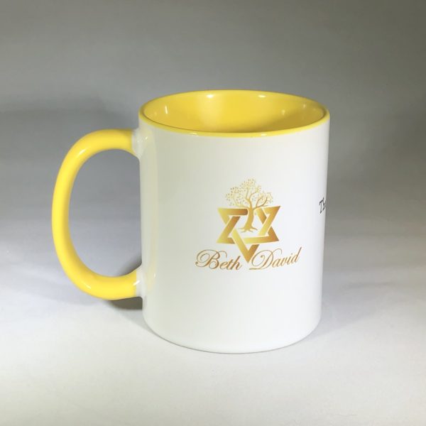Beth David Coffee Mug 11 oz. Yellow
