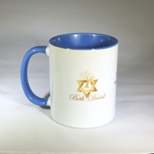 Beth David Coffee Mug 11 oz. Blue