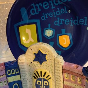 Dreidel Dreidel Dreidel Plate