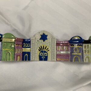 Ceramic stone wear like City Menorah