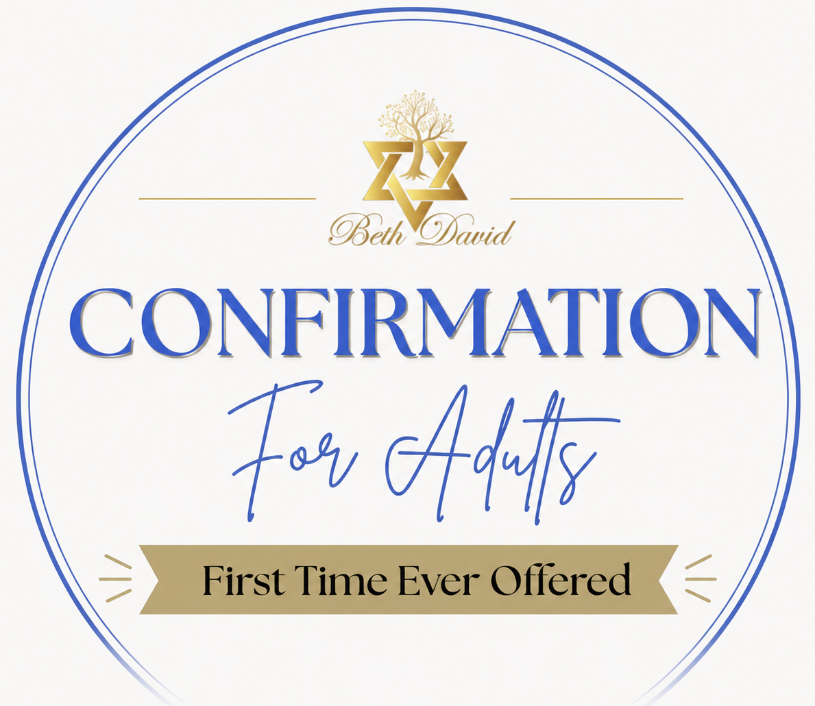 Confirmation for adults- first time ever offered!
