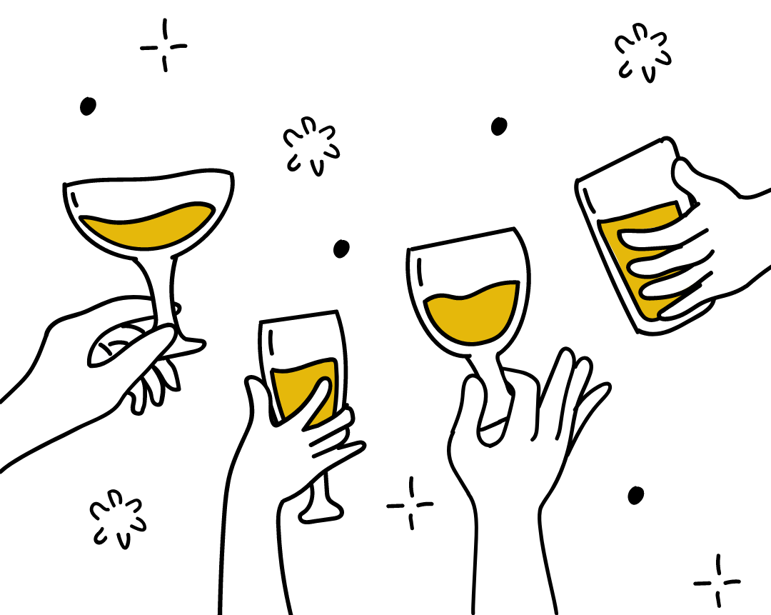Scotch & Schnapps in Sukkah